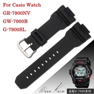 Strap for Casio G7900 Wristband G-7900 SL GW-7900B GR-7900NV Male Rubber 16mm Silicone Watch Bracele