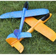 48เซนติเมตรบิ๊กฟองเครื่องบินเครื่องร่อนมือโยนเครื่องบินความเฉื่อย EPP ฟองเครื่องบินกลางแจ้งปล่อยเด็กของเล่นของขวัญเด็กเด็ก