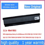 f681t laptop Battery For Dell M15X P08G SQU-724 D951T SQU-722 T779R T780R HC26Y NGPHW W3VX3