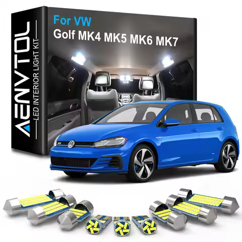 AENVTOL Canbus Indoor Lighting For Volkswagen VW GOLF 7 6 5 4 3 2 MK7 MK6 MK5 MK4 MK3 MK2 Car Access