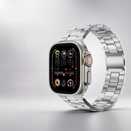 LULULOOK | สายนาฬิกา Apple Watch Ultra/S10/9/8/7/S6/SE/5/4/3/2/1 แบบโลหะ ทนทานต่อการขีดข่วน สายใหม่ 