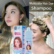 【HOT SALE】 Permanent Bubble Hair Color Shampoo Essence Hair Dye Shampoo Does Not Hurt The Scalp And Hair Botanical Formula Per