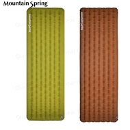 Mountain Spring New R7 Plus/Max Ultralight Mattress Outdoor Trekking Camping Inflated Sleeping Pad W