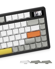 OHY Keycaps 75 percent - XVX Low Profile Key caps 127 keys Side Printed Custom Keyboard Gaming Keyca