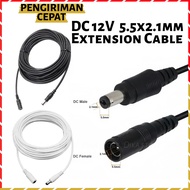 DC 12 Power Cable Extension CableVOLT 3m 5M 10M 15M DC Power Extender Cable Extension Power Extensio