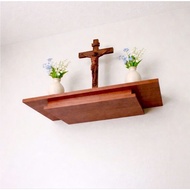 Wall-mounted Catholic altar shelf, wall-mounted God altar 60 - 80cm, Ancestor altar