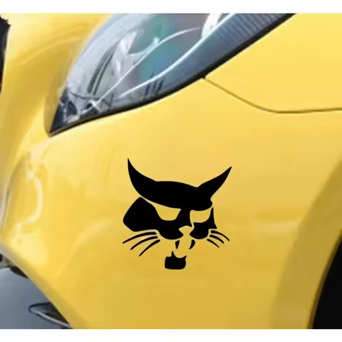 1PC For Bobcat Head Silhouette Car Sticker Waterproof Sunscreen Vinyl Decal Motorcycle Windshield JD