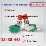 DS438-448 Reset Point Point Push Button Single Switch Micro Switch Limit Switch 12mm Push Button Swi