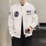 Flight Jacket For Men Paste Cloth Embroidery Jacket For Men High Quality Double Layer Jacket Racer J
