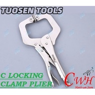 11210 TUOSEN 10" 25CM C LOCKING CLAMP PLIER PLIERS KUNCI REMAX SATAGOOD SATA TOPTUL BESTIR SENSUI GOLDEN BULL MYDIY