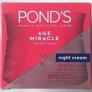 PONDS AGE MIRACLE NIGHT CREAM POND'S AGE MIRACLE WRINKLE CORRECTOR 50G