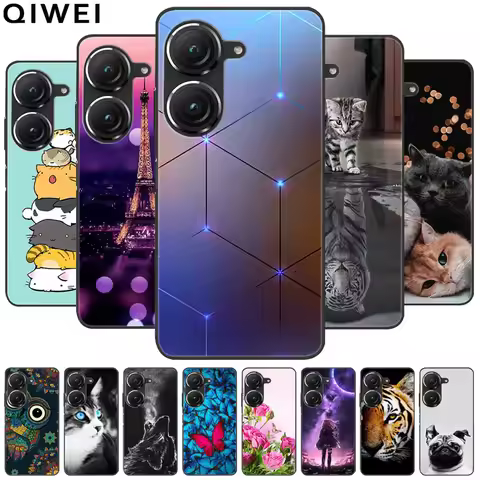For Asus Zenfone 10 Case Fashion Lovely TPU Silicon Soft Bumper for Asus Zenfone 9 Phone Cover Zenfo