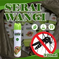 Serai Wangi Lemon Grass Semburan Pewangi Serai (Ubat Nyamuk) Mosquito Repellent 320ml Halau Nyamuk B