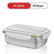 Kotak Makan Bento Lunch Box Stainless Steel 304 Food Grade 850 &amp; 350 ml