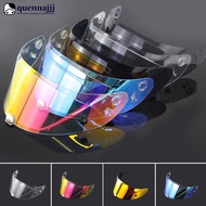 QUENNA Motorcycle Helmets Visor Helmet Lens Visor Plating Uv Protection Lens Faceshield for HJC HJ-2