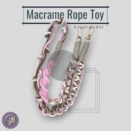 Sgid | Macrame Rope Toy | Macrame Rope Toy | Sugarglider |