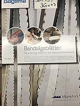 Supra Band Saw Blade Pack of 5 Meat Saw Blade Bone Saw Blade Butcher Supplies, 2490 x 16 x 0.5 mm