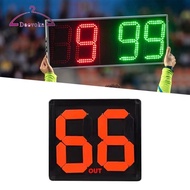 [deevoka] Soccer Football Substitution Board Manual Flip Score Display 2 Digit Referee Tool