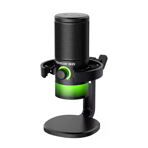 GX3 USB Condenser Microphone Suitable For Live Streaming Singing Song Recording Gaming Compatible Wi