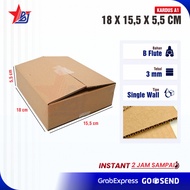 Cardboard Box | Box Box | CARTON | Packing Box - 18 x 15.5 x 5.5 cm
