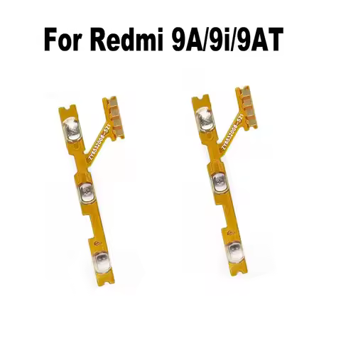 Power Flex Cable For Xiaomi Redmi 9A 9i 9AT Power On Off Volume Button Key Flex Cable Replacement