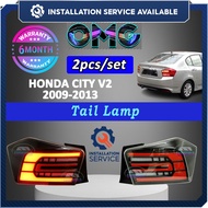 [Installation Provided] Honda City TMO GM2 GM3 2009 - 2013 Clear Red Dynamic Tail Lamp With Signal R