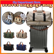 🏍️Travel Luggage Bag Travel Duffel Waterproof Sling Baggage Shoulder Cabin Luggage Bag Beg Perjalana