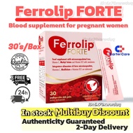 [In stock] Ferrolip FORTE Iron Supplement Complex Vitamin Supplement Lemon Flavor Improve anemia Iro