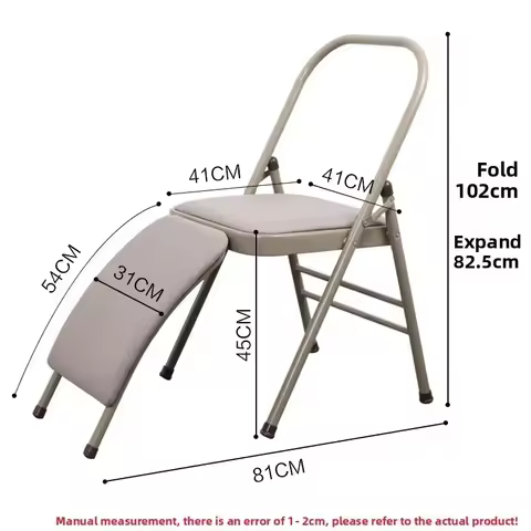 Iyengar Yoga Chair Exercise Chair Yoga Stretching Assist Waist Support Fitness Chair Bold Thickened 