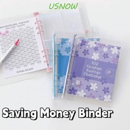 USNOW Saving Money Binder, Money Saving 100 Envelope 100 Envelope Savings Challenge, Money Organizer