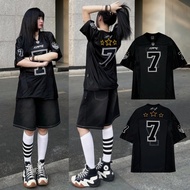 New Summer Sports T-Shirts Number 7 Streetwear Oversized Style, 7 Jersey T-Shirts New 2024