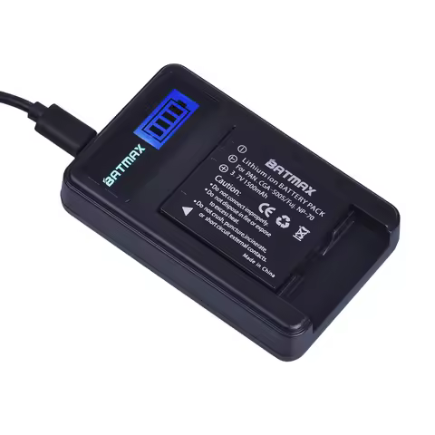 Batmax CGA-S005E S005 DMW-BCC12 Battery + LCD USB Charger for Panasonic Lumix DMC-LX1 LX2 LX3 FX3 BC