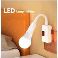 FLEXIBLE LAMP FITTING PLUG LAMP FITTING BED LAMP STUDY LAMP ROOM LAMP ON OFF PLUG