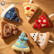 KENTON 6pcs Friendship Pizza Pendant, Cartoon Keychain Combination Pizza Mouse Keychain, Blueberry C