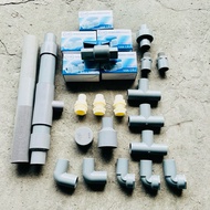 Trọn bộ linh kiện dùng để chế bồn lọc nước 220 lít