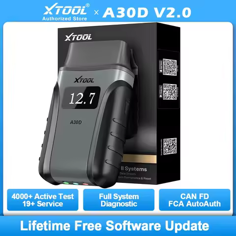2026 Lifetime Free Update XTOOL Anyscan A30D Car Diagnostic Tools Bi-directional OBD2 Scanner A30D V