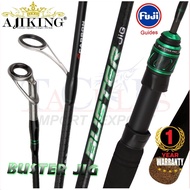1-year warranty (5'9ft-6'7ft)Ajiking Buster Jig Fishing Rod Spinning (Butt Joint)