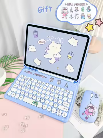 Keyboard Wireless Mouse Magic For iPad Pro 13 11 Case M5 M2 2025 Air 13 11 5/4 2 10.2 9th/8/7 Genera