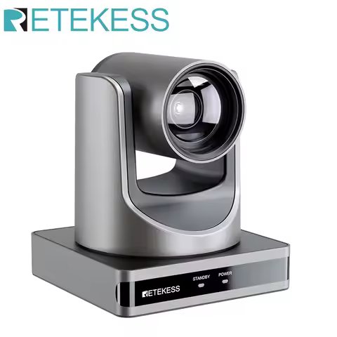 Retekess TC202 PTZ Conference Camera Double Zoom Lens USB3.0 HDMI 1080P/60FPS for Video Business Mee