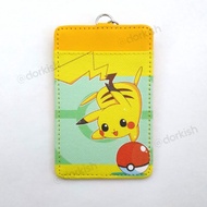 Pokemon Go Pocket Monster Pikachu with Pokeball Ezlink Card Holder with Keyring