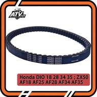 Transmission Drive Belt Motorcycle Parts For DIO 18 28 34 35 AF18 AF28 AF34 AF35 ZX50 23100-GG2-7500