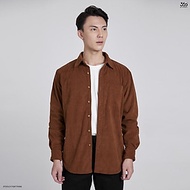 Áo sơ mi Unisex dài tay chất liệu nhung tăm thương hiệu thời trang 360 Boutique có túi ngực - STDOL3