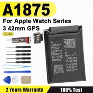 A1875 GPS Version Battery Real 342mAh For Apple Watch Series 3 42mm Series 3 GPS A1875 iWatch Bateri