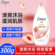 多芬（Dove）沐浴露 香味持久滋养嫩肤保湿 舒缓清洁沐浴乳液男女通用 白桃白茶香 300g