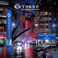 YOKKO Hydrophobic Silicone Wiper Blade For Mercedes Benz GLC Coupe C253 (2016-2022)