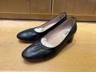 Clarks 女鞋 返工 工鞋 黑皮鞋