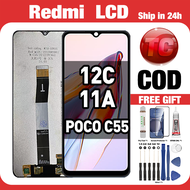 LCD Redmi 12C/ 11A/ poco C55 Compatible For Original Glass Touch Screen Digitizer