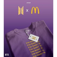 READY T-SHIRT BTS X MCD EDITION/IM LOVINA IT OVERSIZE PREMIUM KOREA/BTS MEAL MCD
