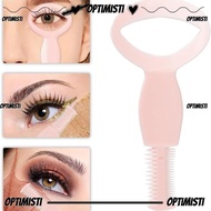 OPTIMISTIVF Eyeliner Stencil, Wearing Aid Reusable Novice Eyeliner Template,  Shield Guard with Comb