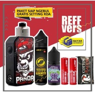 Paket Psk Siap Ngebul Mod Dovpo Panda Pink MvvII Vape Fape Vaporizer OFG